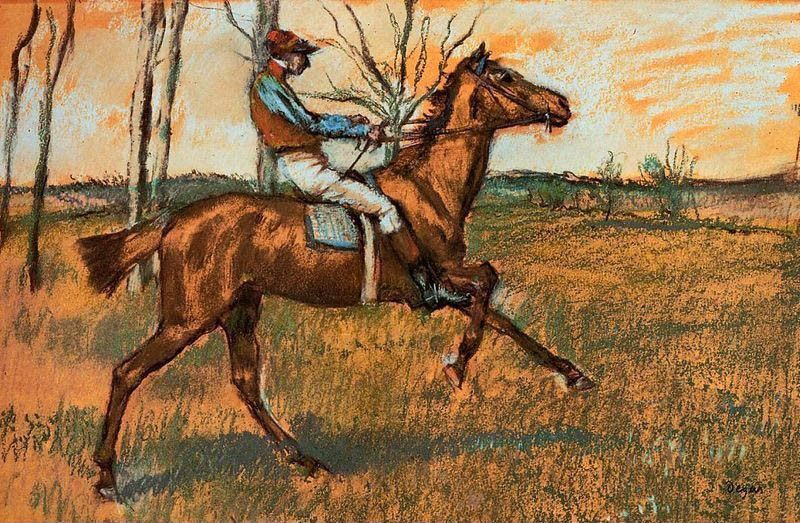 Edgar Degas The Jockey